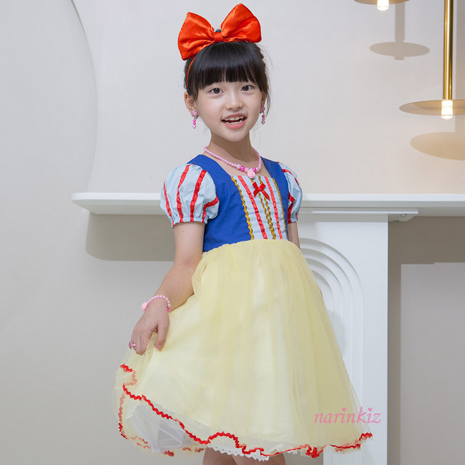 나린키즈 큐티리본 드레스 + 블링 반지 10종 세트