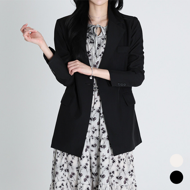 모이르벨라 여성용 원버튼 테일러 자켓 O26SS2-A2653