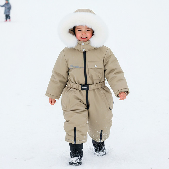 리틀래빗 C 스노우베어 점프수트