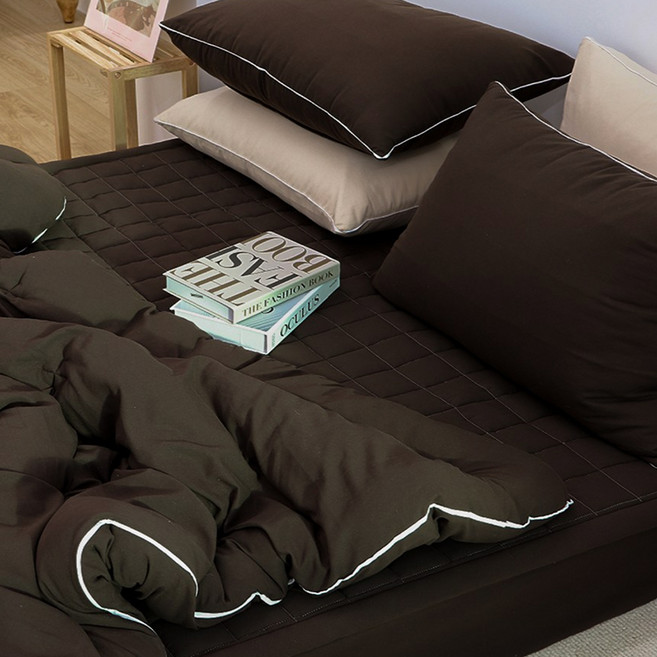 이불넷 보들보들 슈크림 워싱 차렵이불 세트