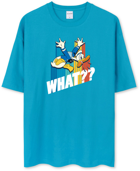 벤힛 남녀공용 디즈니 도날드덕 오버핏 반팔티셔츠 DNMKOM1016F