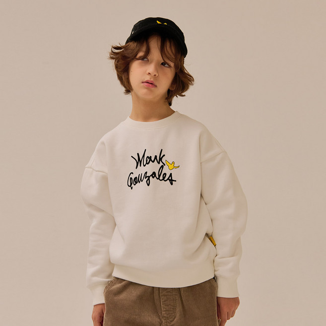 MARK GONZALES KIDS 兒童款 Sign Angel 刷毛保暖大學T