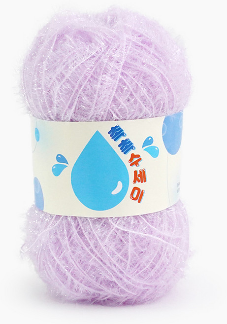 쎄비 촉촉 수세미실, 파스텔라벤더, 1개