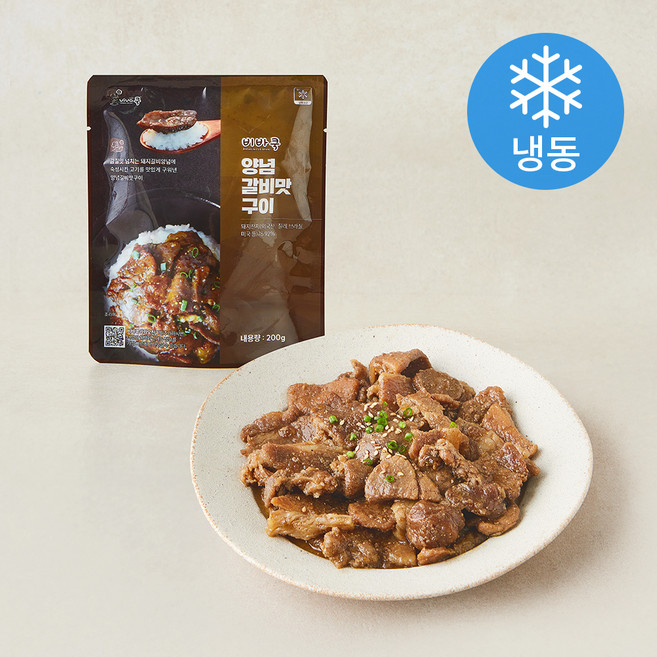 비바쿡 양념 갈비맛 구이 (냉동), 200g, 1개