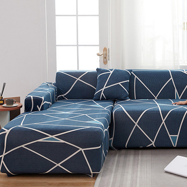 깔끔하고 간편하게 씌우는 소파커버 + 쿠션커버 2p 세트, 01, 1개