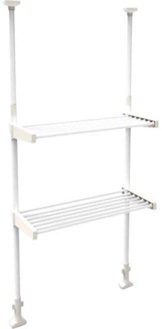 DND 레이어드 선반 + 패드 2p + 고정후크 2p + 고리 5p, 화이트(선반), 1개