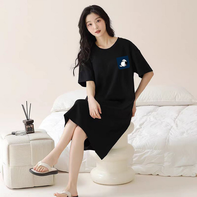 비올라 여성용 실내용 홈웨어 원피스 Vio0043