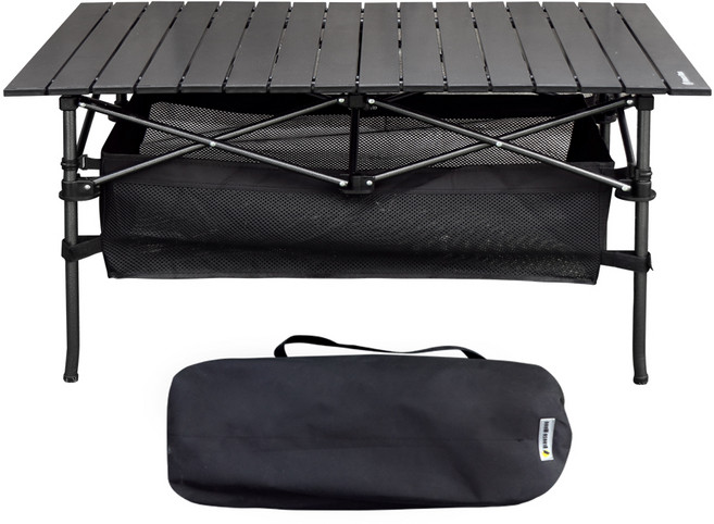 브리즈문 2ND 아이언 테이블 + 그물망 + 전용가방, 블랙