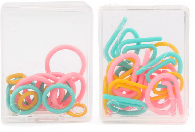 튤립 단수표시링 + 코수표시링 뜨개질도구 세트 TA-0052, 혼합색상, 1세트