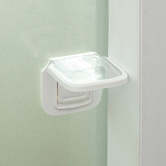 아가드 일체형 창문 중문 안전 잠금장치, 화이트