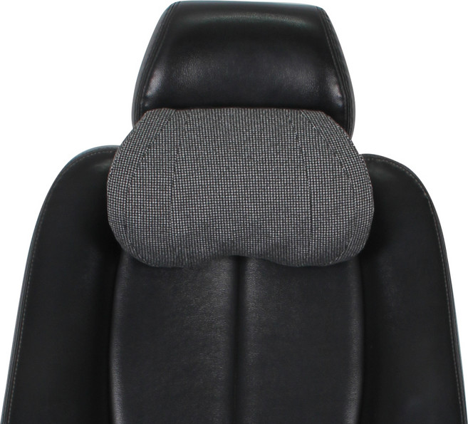 카이프 기모체크 메모리폼 목쿠션, 혼합색상, 1개