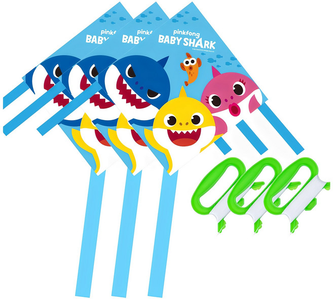Pinkfong 鯊魚寶寶菱形風箏, 3個
