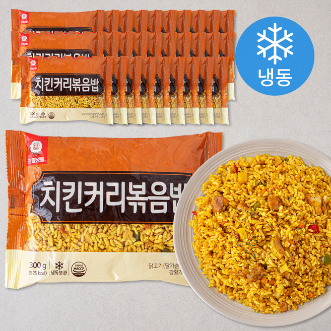 천일냉동 치킨커리 볶음밥 (냉동), 300g, 30개