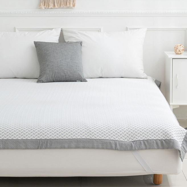 지베딩 프리즈 냉감 듀라론 쿨 패드, 그레이