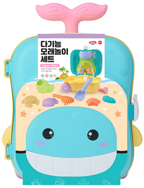 아이플러스 다기능 모래놀이 세트, 파랑, 650g, 1세트