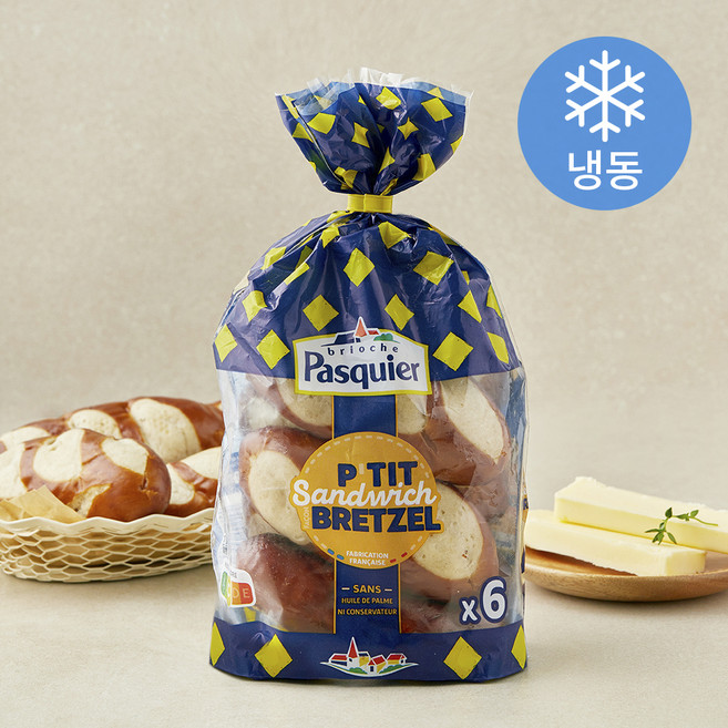 파스키에 브레첼 (냉동), 45g, 1개, 6개입