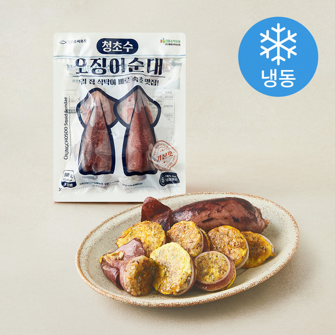 4위 - 청초수 속초 오징어 순대 (냉동), 1개, 500g