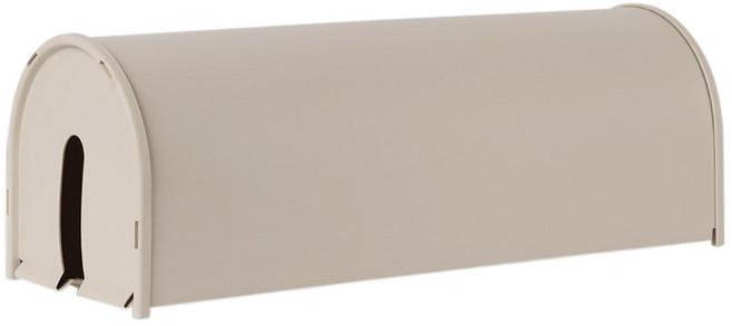 리빙숲 케이브 멀티탭 정리 수납함, 1개, 클레이그레이