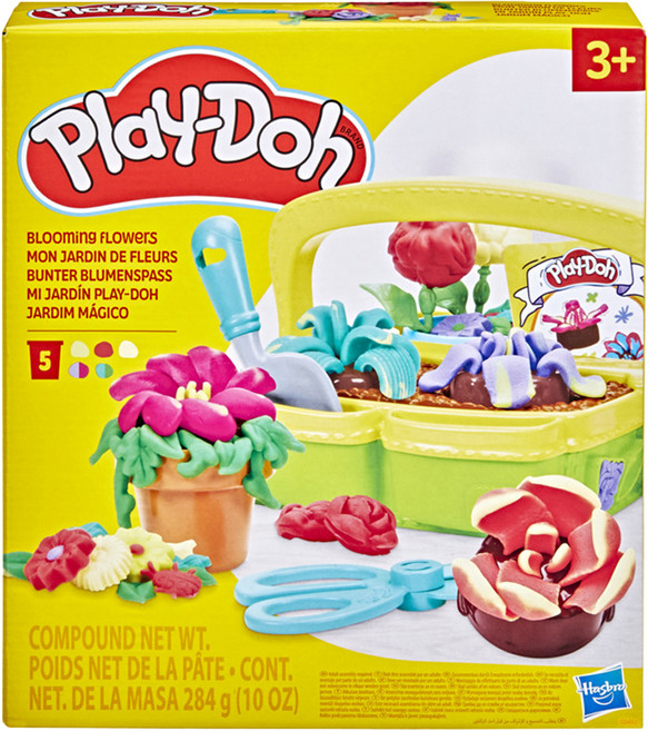 Hasbro 孩之寶 Play-Doh 培樂多 盛開的花朵黏土遊戲組, 多色, 1.05kg, 1盒