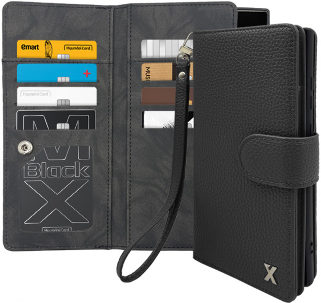 까미또 엑스 더블포켓 리나 다이어리 휴대폰 케이스