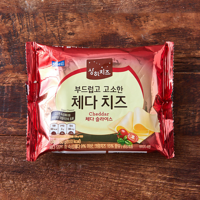 상하치즈 부드럽고 고소한 체다슬라이스, 18g, 10개입, 1개