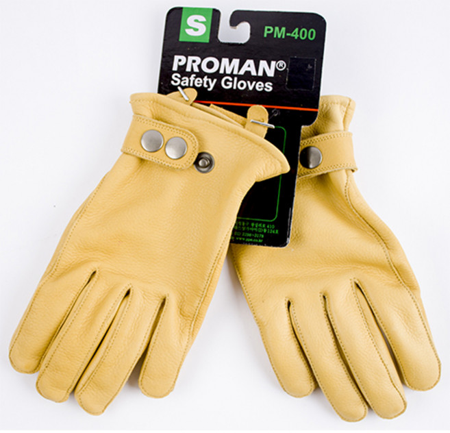 프로맨 가죽 장갑 좌우세트 PM-400, 1세트