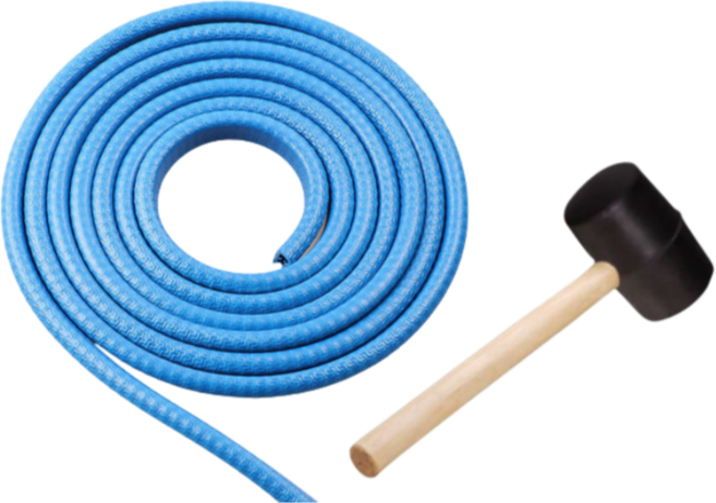 오마이남친 문콕방지 도어 몰딩 + 고무망치 세트, 블루, 1세트