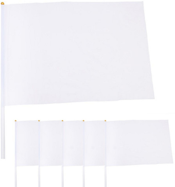 PARTYHAE 應援旗幟 大 - 白色, 6支