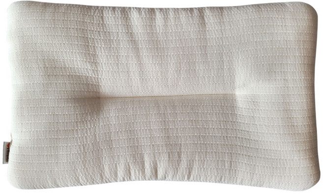 화모 소프트거즈 앤 매쉬 유아납짝베개, 베이지