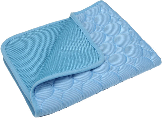 바디보 반려동물 여름 쿨 매트, 블루, 1개