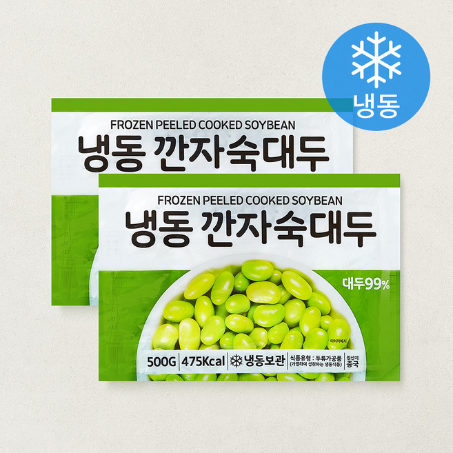지엔씨푸드 깐자숙 대두 (냉동), 2개, 500g
