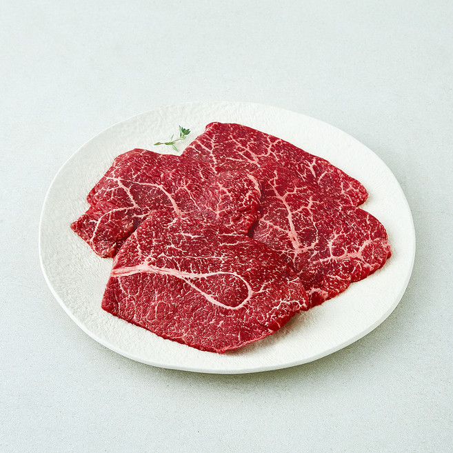 육교시 한우 보섭살 1+등급 구이용 (냉장), 1개, 200g