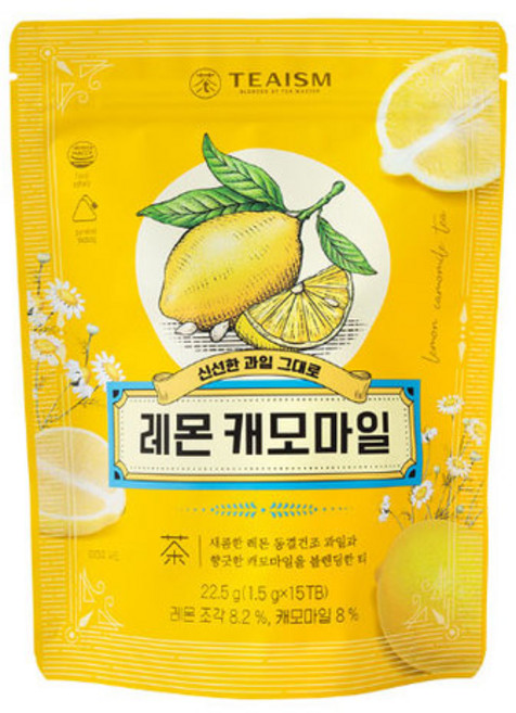 쌍계명차 레몬 캐모마일, 1.5g, 15개입, 1개