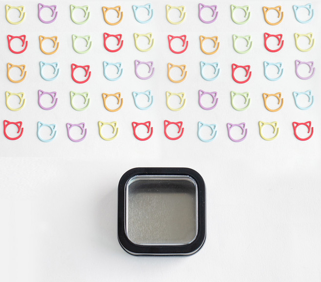 yarna 고양이 걸이형 단수링 50p + 케이스 세트, 랜덤발송(고양이 단수링), 1세트