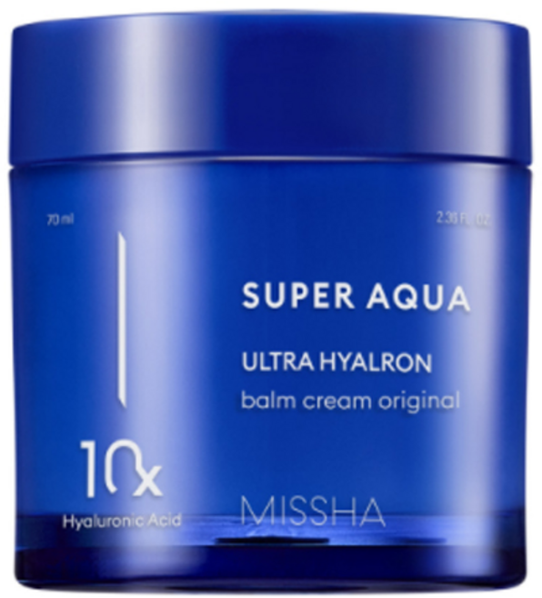 MISSHA Super Aqua 玻尿酸保濕晚霜, 70ml, 1罐