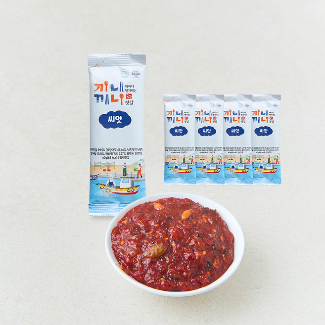 천년의젓갈협동조합 끼니끼니 씨앗젓 5개입, 200g, 1개