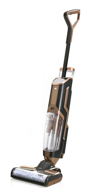 보아르 포스W 무선 물걸레 진공청소기, VCL-018BK, 블랙