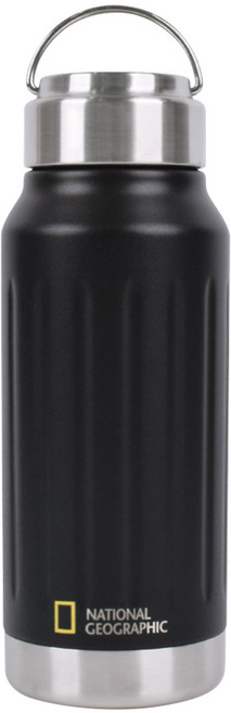내셔널지오그래픽 로버 이중스텐 텀블러, 블랙, 530ml, 1개