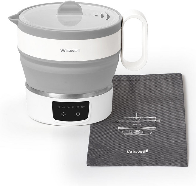 위즈웰 접이식 전기포트 더 Plus, WK3626