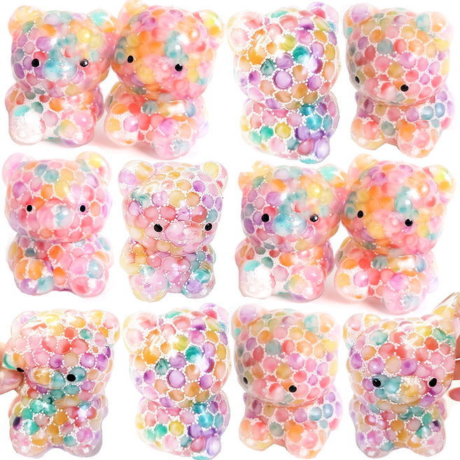 해피아이 빅 젤리곰 말랑이, 혼합색상, 12개