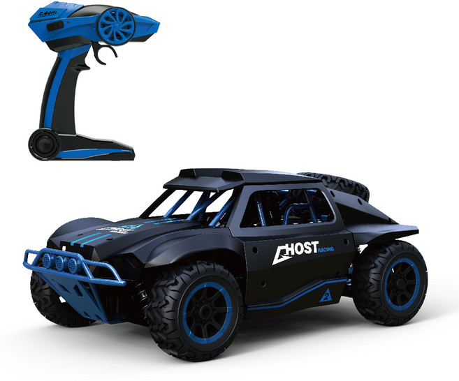 두로카리스마 더블 고스트 RC카 1:18 4WD, 블랙, 1개