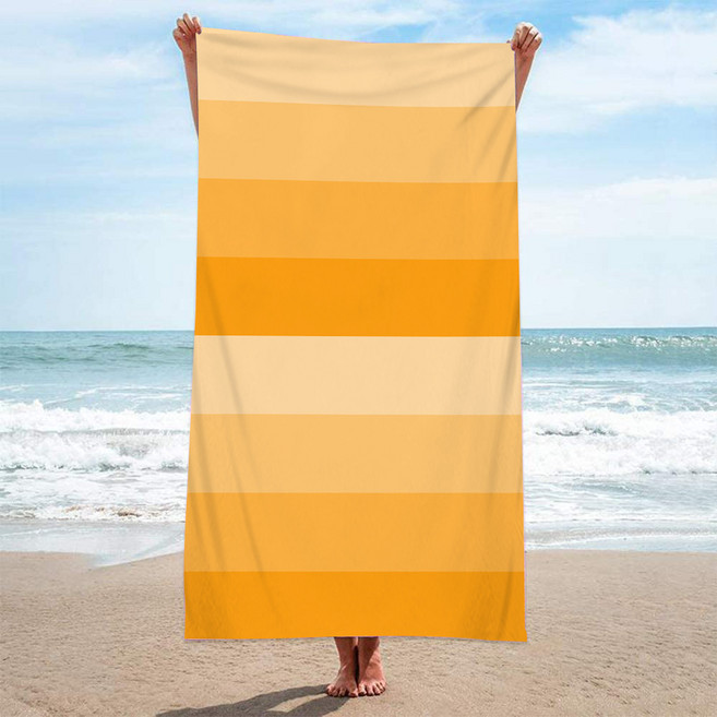 언헤브 썸머 파티 비치타월 70 x 150 cm, 17 오렌지, 1개