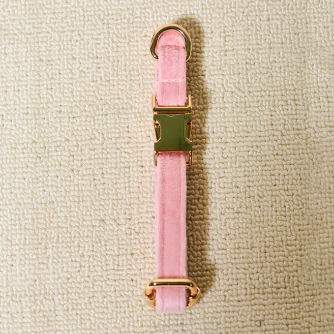 레드퍼피 강아지 로이 목줄, 핑크, 1개