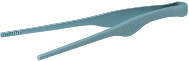 키친팩토리 파스텔 프리미엄 실리콘 핀셋집게 30cm, 제이드그린, 1개