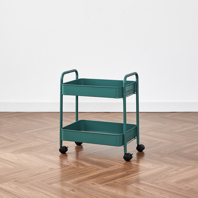 ON 나사없이 쉽게 조립하는 메탈트롤리, 딥그린, 2단