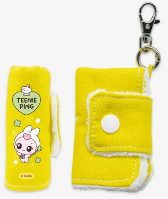 캐치티니핑 하츄생활 미니 타올 키링, 깡총핑, 1개