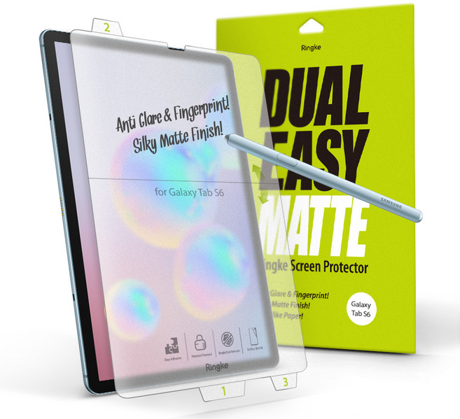 링케 듀얼이지 매트 액정보호필름, 투명