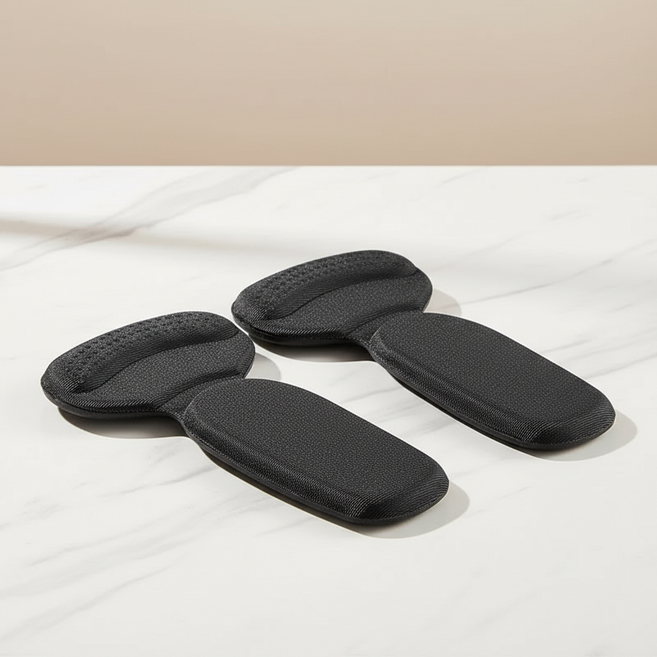 마켓피아 신발 뒷꿈치 보호 미끄럼방지 쿠션 패드 2p, 블랙, 3개