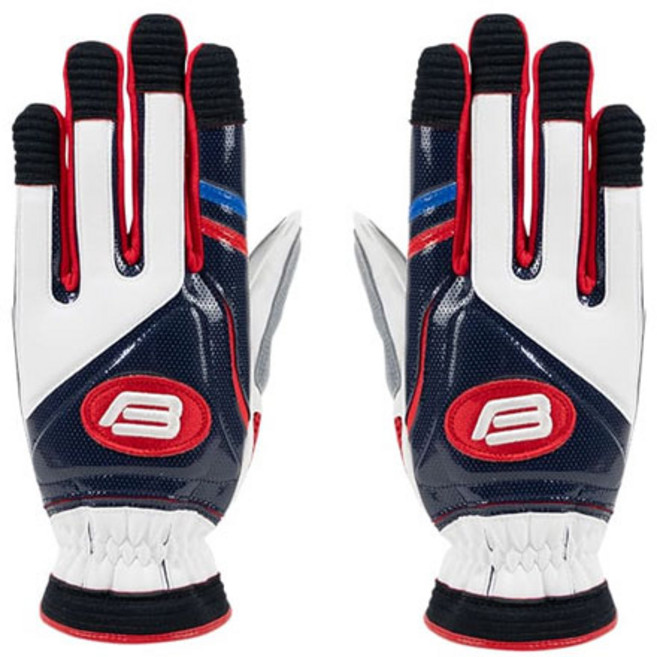 비비케이 EVA 주루장갑 양손착용, 네이비 + 화이트, 1개