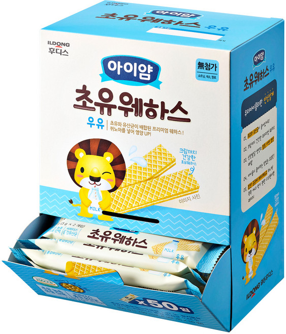 일동후디스 아동용 아이얌 초유웨하스 6g x 50p, 우유, 300g, 1개